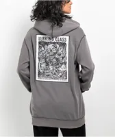 Lurking Class by Sketchy Tank Infestation Grey Zip Hoodie