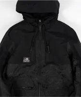 Lurking Class by Sketchy Tank Jacquard Skulls 10K Black Snowboard Jacket
