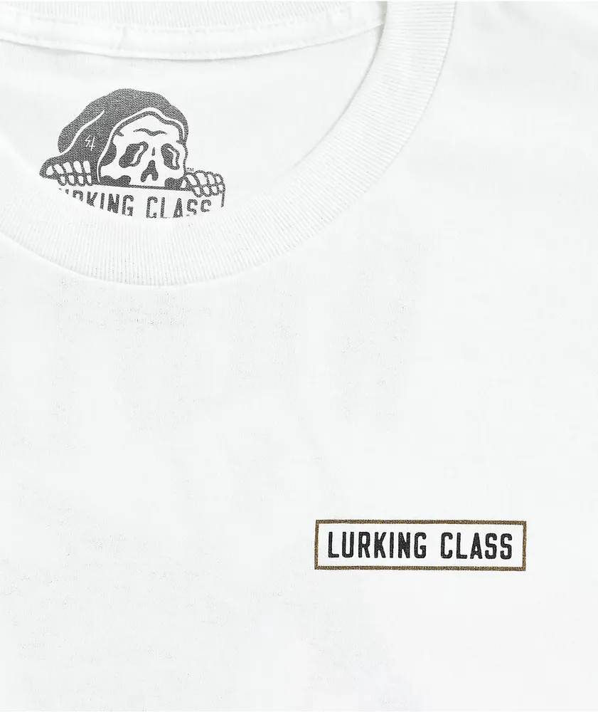 Lurking Class by Sketchy Tank Joker White T-Shirt