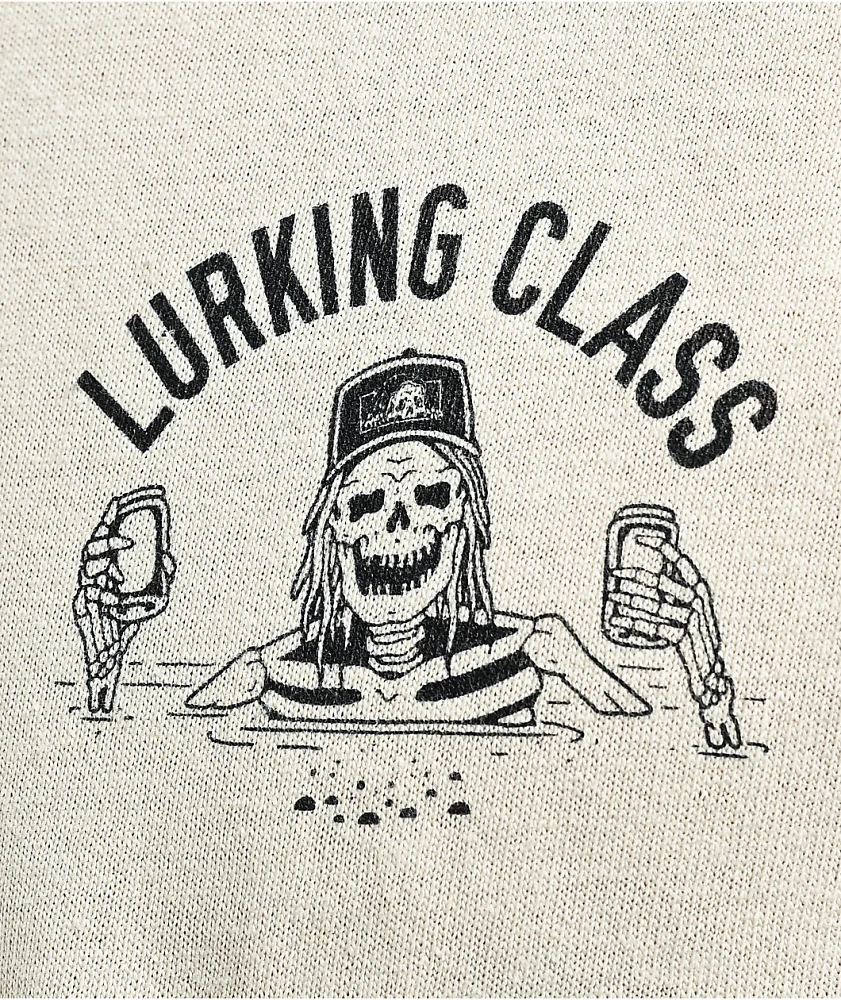 Lurking Class by Sketchy Tank Living The Dream Cream T-Shirt