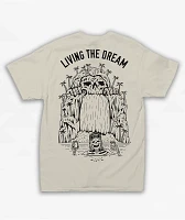 Lurking Class by Sketchy Tank Living The Dream Cream T-Shirt