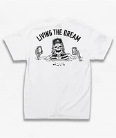 Lurking Class by Sketchy Tank Living The Dream White T-Shirt