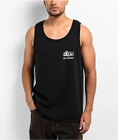 Lurking Class by Sketchy Tank Look Back Black Tank Top