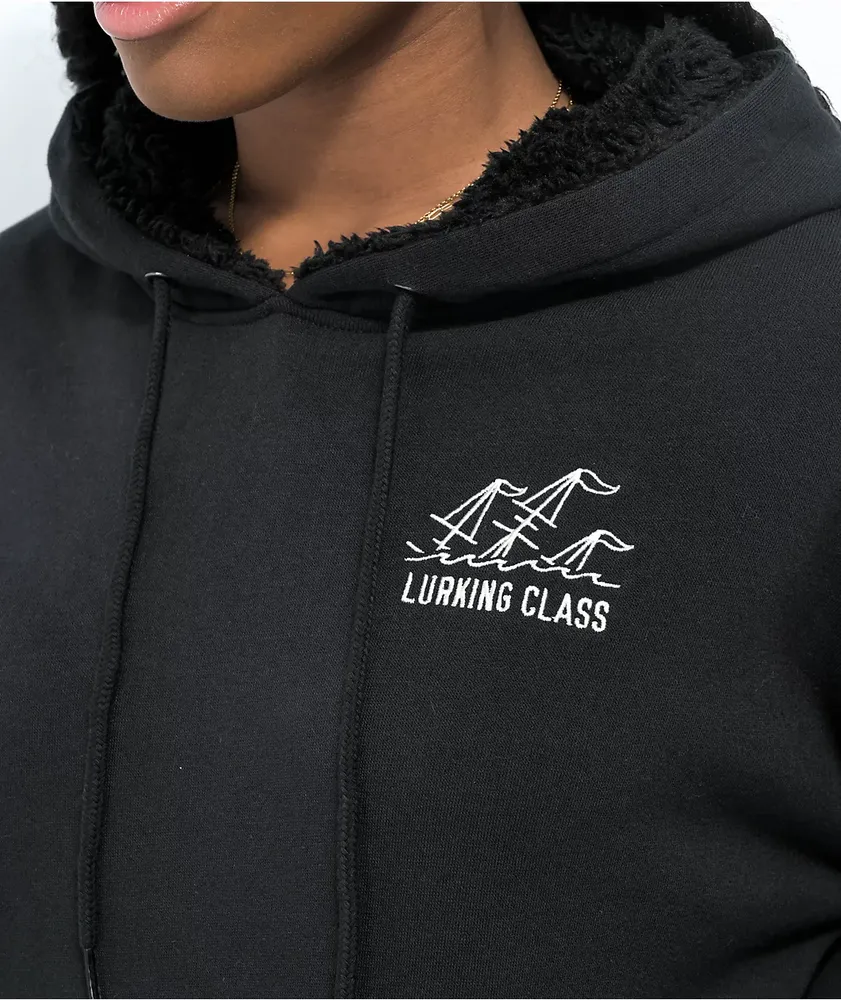 Lurking Class by Sketchy Tank Loose Lips Black Hoodie