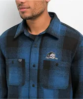 Lurking Class by Sketchy Tank Lurker Black & Blue Flannel Shirt