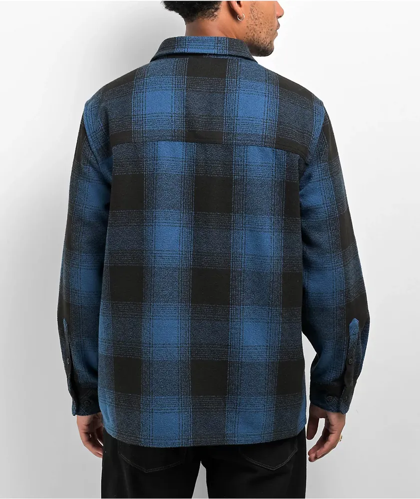 Lurking Class by Sketchy Tank Lurker Black & Blue Flannel Shirt