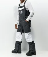 Lurking Class by Sketchy Tank Lurker Black & White Snowboard Bib Pants