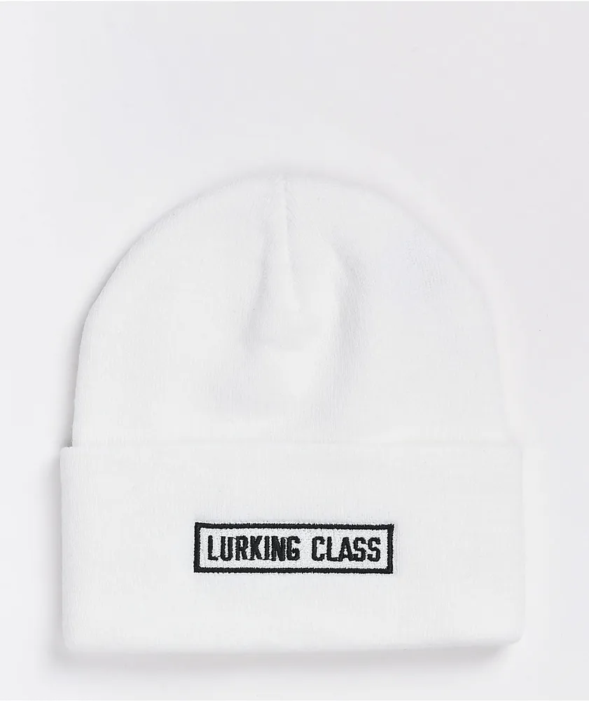 Lurking Class by Sketchy Tank Lurker White Beanie