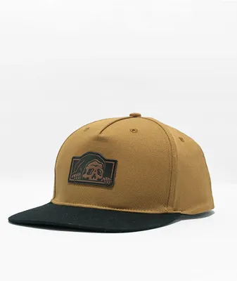 Lurking Class by Sketchy Tank Lurkwear Brown Snapback Hat
