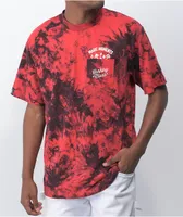 Lurking Class by Sketchy Tank Magic Moments Red Tie Dye T-Shirt