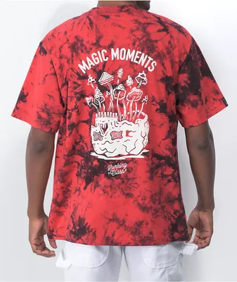 Lurking Class by Sketchy Tank Magic Moments Red Tie Dye T-Shirt