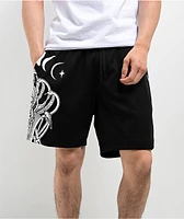 Lurking Class by Sketchy Tank Moons Black Mesh Shorts