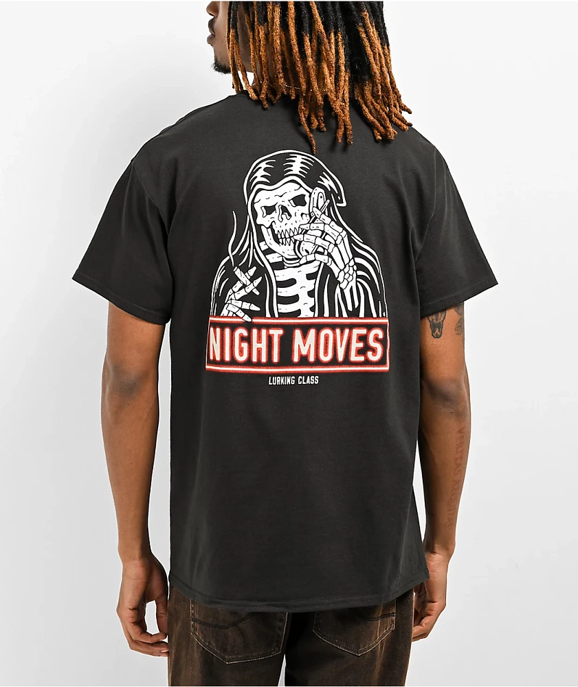 Lurking Class by Sketchy Tank Night Moves Black T-Shirt