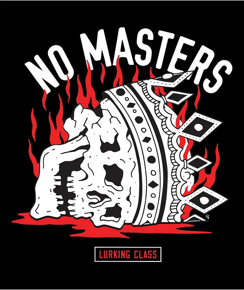 Lurking Class by Sketchy Tank No Masters Black Hoodie