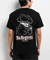 Lurking Class by Sketchy Tank No Regrets Black T-Shirt