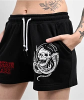 Lurking Class by Sketchy Tank Old English Black Sweat Shorts