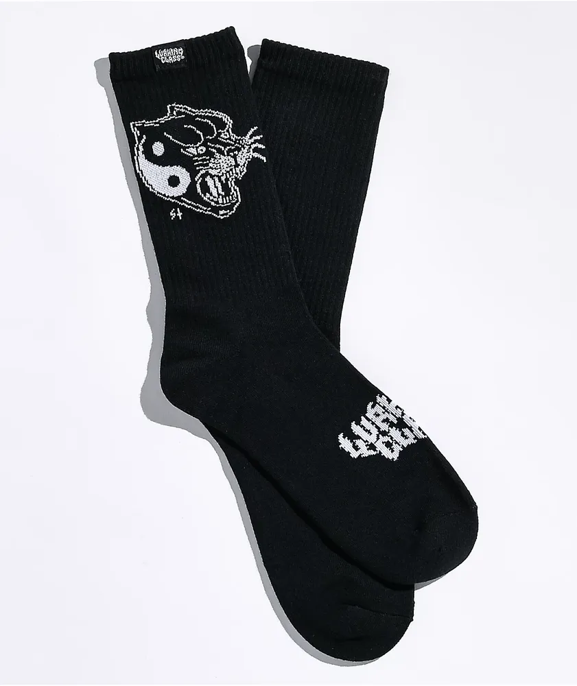 Lurking Class by Sketchy Tank Pantera Black Crew Socks