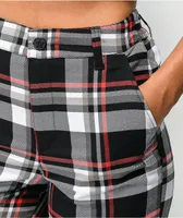 Lurking Class by Sketchy Tank Plaid Out Black, White & Red Chino Pants