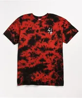 Lurking Class by Sketchy Tank Protect Red & Black Tie Dye T-Shirt