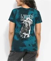 Lurking Class by Sketchy Tank Relax Blue Tie Dye Pocket T-Shirt