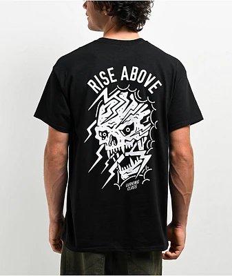 Lurking Class by Sketchy Tank Rise Above 3M Black T-Shirt