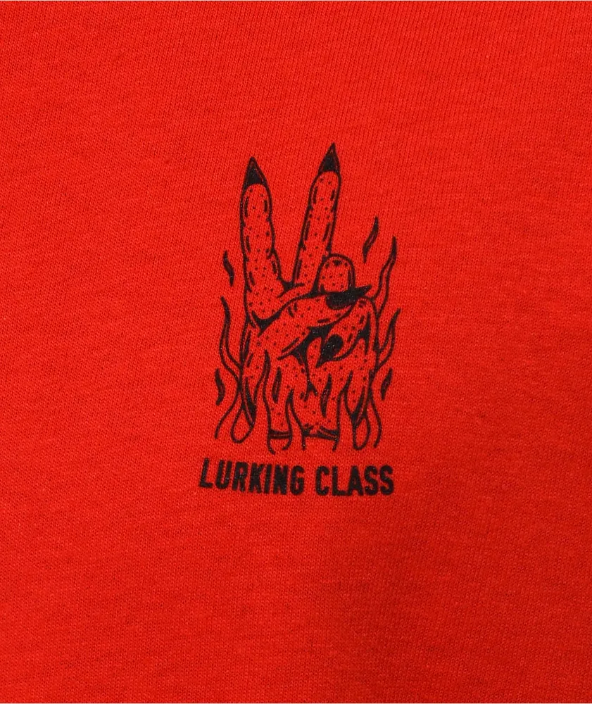 Lurking Class by Sketchy Tank See You In Hell Red T-Shirt