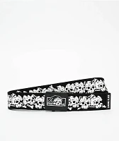 Lurking Class by Sketchy Tank Skull Black Web Belt