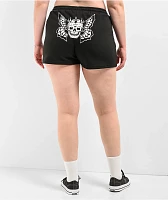 Lurking Class by Sketchy Tank Skull Fly Black Sweat Shorts