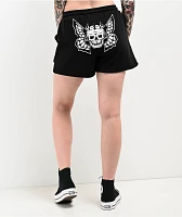 Lurking Class by Sketchy Tank Skull Fly Black Sweat Shorts