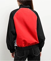 Lurking Class by Sketchy Tank Slither Red & Black Zip Track Jacket