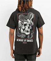 Lurking Class by Sketchy Tank Snakes 2 Black T-Shirt