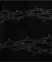 Lurking Class by Sketchy Tank Spiked Chain Black Knit T-Shirt