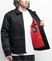 Lurking Class by Sketchy Tank Spiked Chain Black Work Jacket