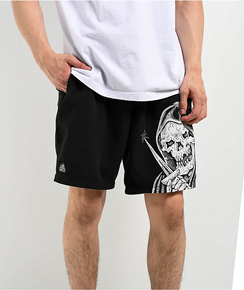 Lurking Class by Sketchy Tank Stay Sharp Black Board Shorts