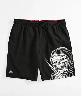 Lurking Class by Sketchy Tank Stay Sharp Black Board Shorts