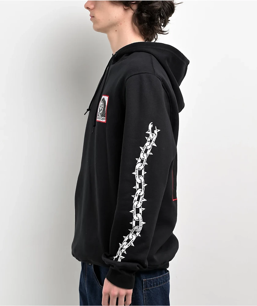 Lurking Class by Sketchy Tank Stay Sharp Black Hoodie