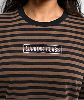 Lurking Class by Sketchy Tank Stay Sharp Brown & Black T-Shirt