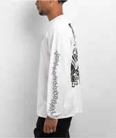 Lurking Class by Sketchy Tank Stay Sharp White Long Sleeve T-Shirt