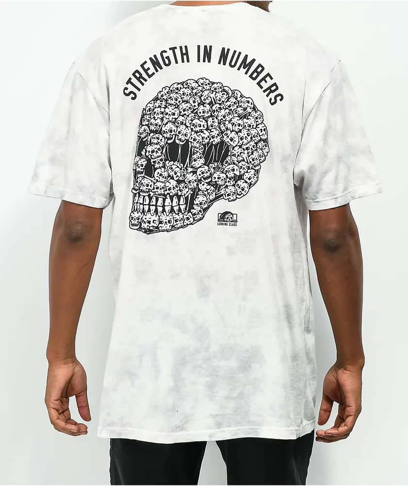 Lurking Class by Sketchy Tank Strength White Tie Dye T-Shirt