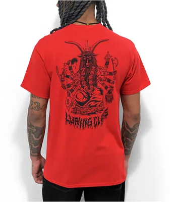 Lurking Class by Sketchy Tank Taker Red T-Shirt