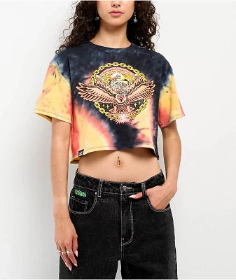 Lurking Class by Sketchy Tank Tall Boy Unchained Tie Dye Boxy Crop T-Shirt