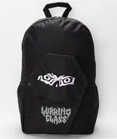 Lurking Class by Sketchy Tank Terror Eyes Black Backpack