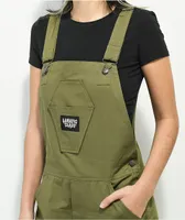 Lurking Class by Sketchy Tank Terror Olive Green Overalls