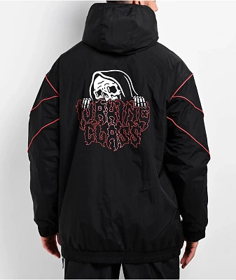 Lurking Class by Sketchy Tank Thorn Black & Poinsettia 10K Anorak Snowboard Jacket