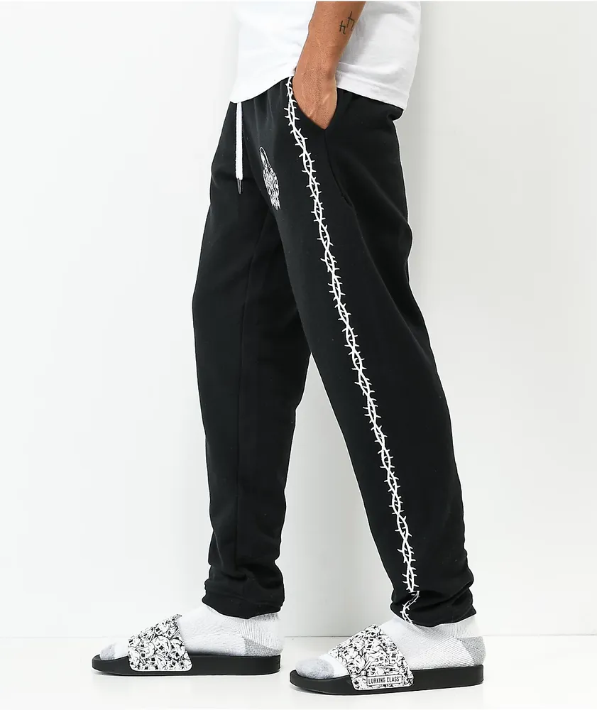 Lurking Class by Sketchy Tank Thorns Black Jogger Sweatpants