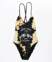 Lurking Class by Sketchy Tank Times Bleach One Piece Swimsuit