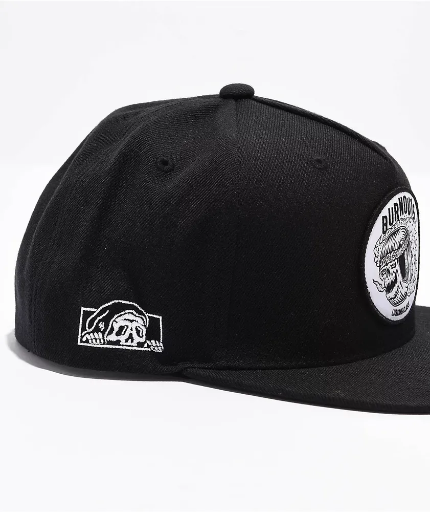 Lurking Class by Sketchy Tank Tire Black Snapback Hat