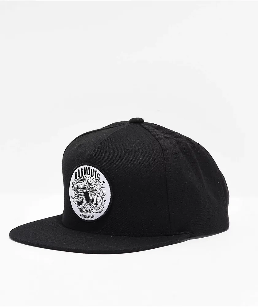 Lurking Class by Sketchy Tank Tire Black Snapback Hat