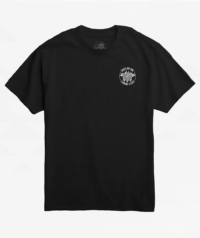 Lurking Class by Sketchy Tank Trust No One Black T-Shirt