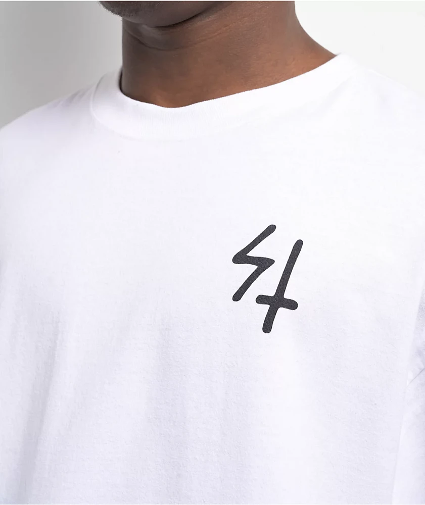 Lurking Class by Sketchy Tank Trust No Suits White T-Shirt
